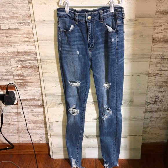 American Eagle Outfitters Denim - American Eagle super stretch X highest rise jeggings jeans skinny jeans size 4​​